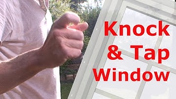 Knocking and Tapping on Window Sounds ~Recording Sound Effects