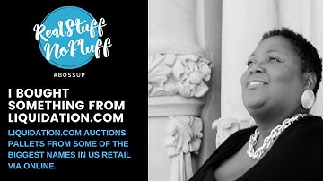 My First Purchase with Liquidation com (Part 1)