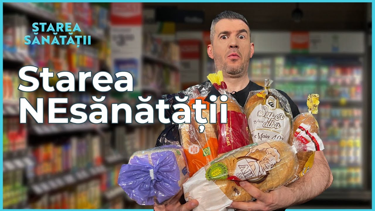 Pâinea din comerț la control! Asta nu prea e hrană. Dar există și vești bune | Starea NEsănătății 21
