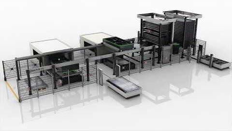 LaserFLEX Doppelturm BASIC Tower mit 2 Lasern -  we make material flow