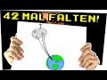 Warum du PAPIER 42 MAL FALTEN musst um zum Mond zu kommen! - Experimente zum nachmachen #125