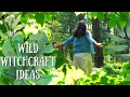 WITCH VLOG | forest bathing & foraging wild herbs & green witch spell