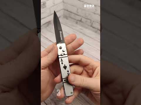 Best Knife Cart карта нож  возможно самый  обзор ножа нож туз пика выкидной нож полуавтоматический