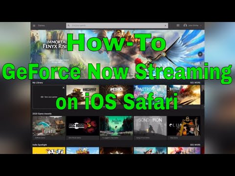 You can now play GeForce NOW games through the Safari browser