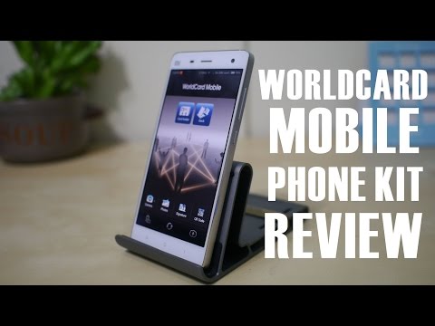 WorldCard Mobile Phone Kit Review: A Beautiful Phone Stand that acts as a Business Card Reader