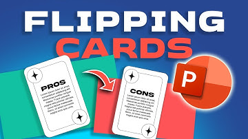 How to animate a FLIPPING CARD with POWERPOINT 😊