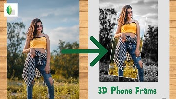Edit Photo Into 3D Phone Frame in SNAPSEED App