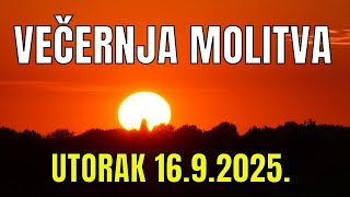 Download Lagu Časoslov: VEČERNJA MOLITVA - UTORAK 16.9.2025. MP3 Download Lagu Časoslov: VEČERNJA MOLITVA - UTORAK 16.9.2025. MP3
