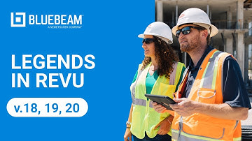 Legends in Revu (v.18, 19, 20)