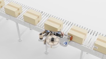See How a Corner Wrap Label Applicator Works