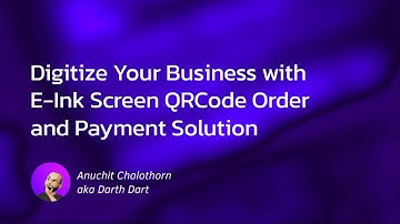 Dart แบบ Dart Dart EP130: Digitize Your Business with E-Ink Screen QRCode Order and Payment Solution