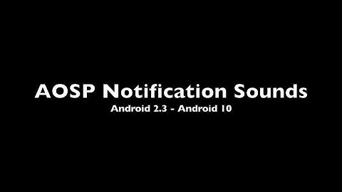 Android 2.3 Notification Sounds