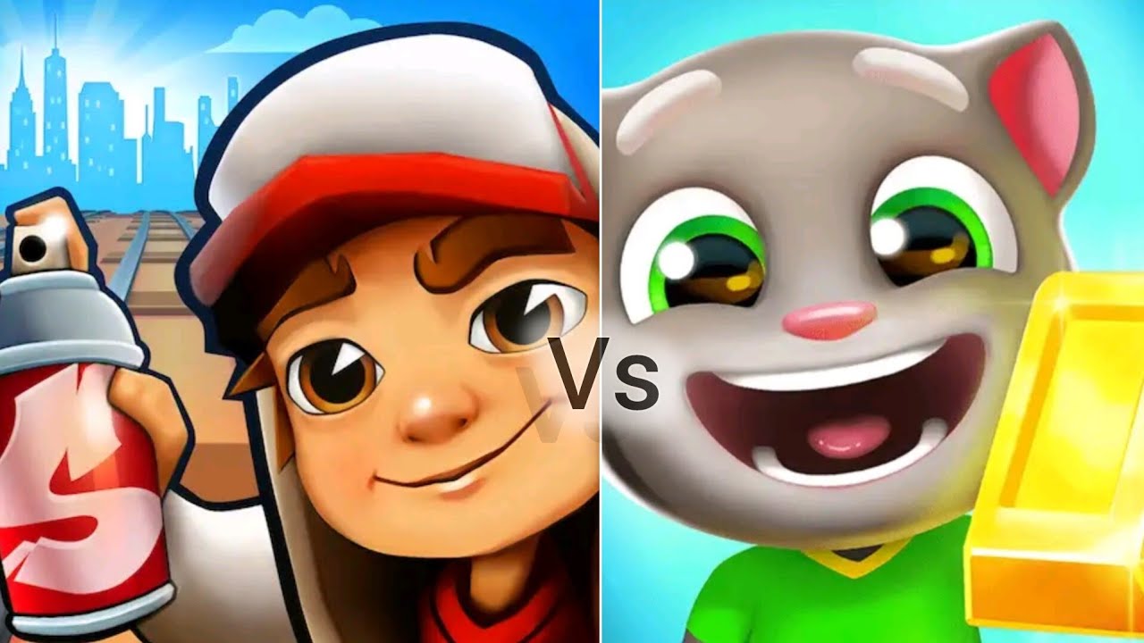 Subway Surfers vs Talking Tom Gold Run which is best?