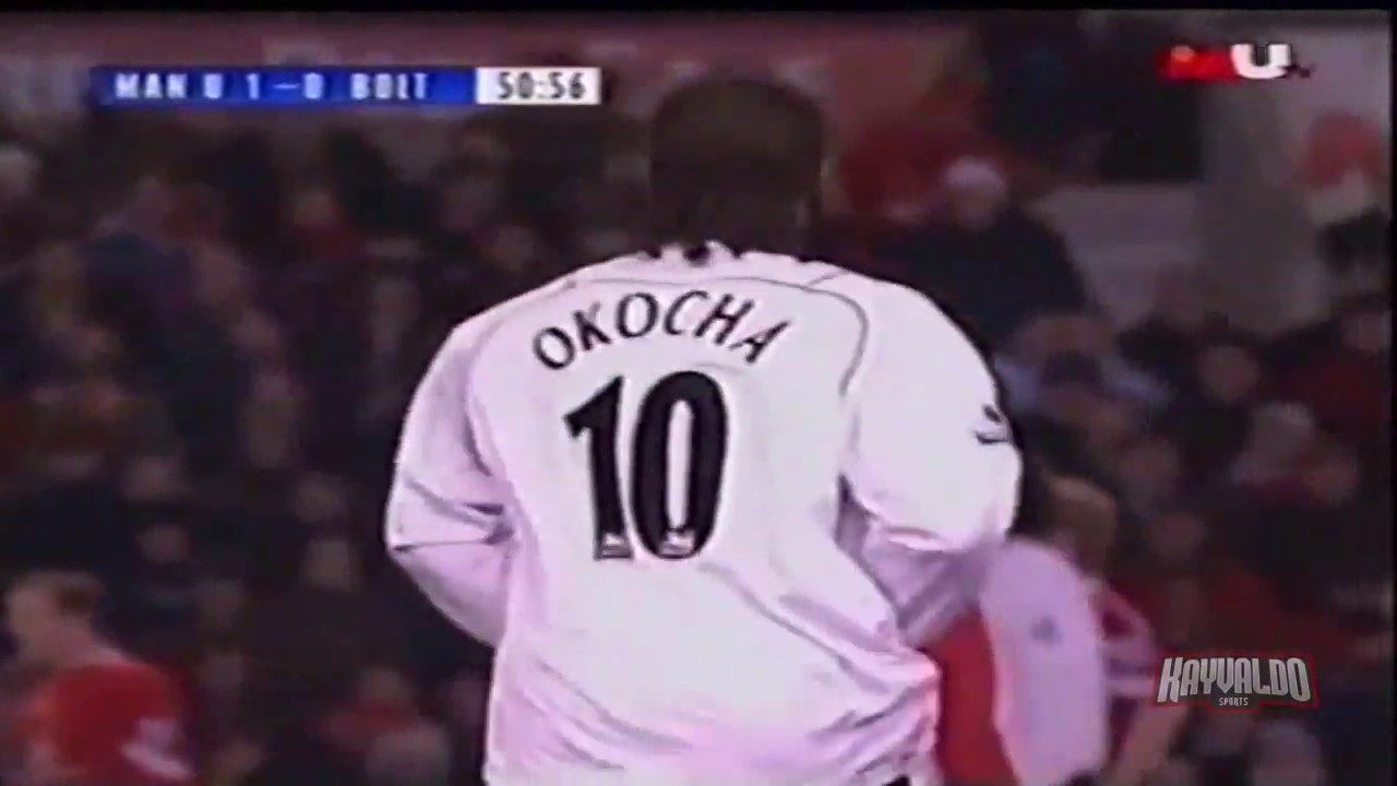 Jay Jay Okocha Vs Manchester United 26 December 04 Youtube