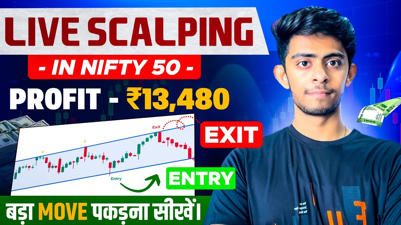 LIVE Nifty Scalping | ₹13,400 Profit in a CRAZY Volatile Market ...