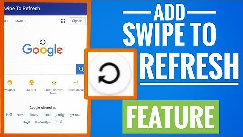 Add Swipe to Refresh feature to your Sketchware | AIDE project using Android studio |