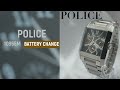 How to change the battery of a police 10966m analog watch