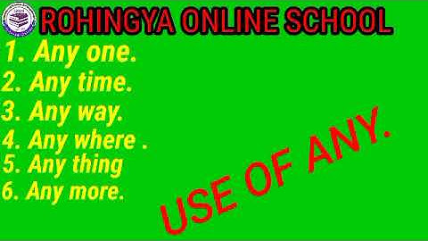 Daily use of English Sentences explained with the Rohingya language by Mohammed Anuwer