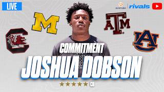 Joshua Dobson LIVE COMMITMENT | No. 8 Overall Chooses Between Michigan, Texas A&M, SC & Auburn