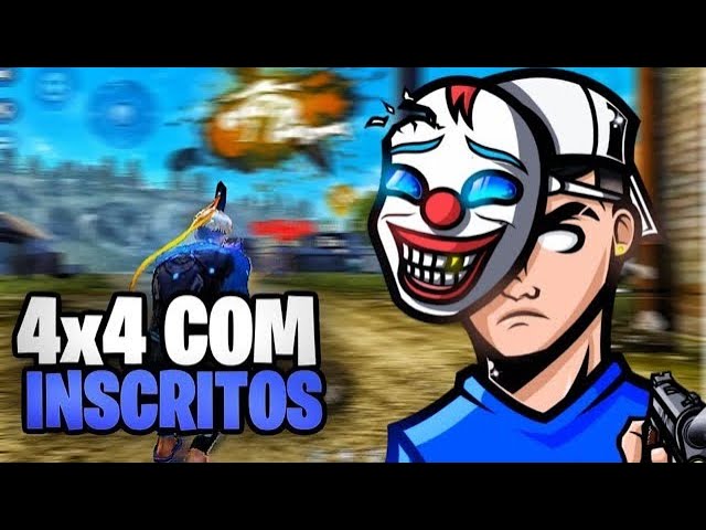 🔥 X1 DOS CRIAS PREMIADO AO VIVO - SALAS PERSONALIZADAS COM INSCRITOS, 4X4  🔥 FREE FIRE AO VIVO 🔥 