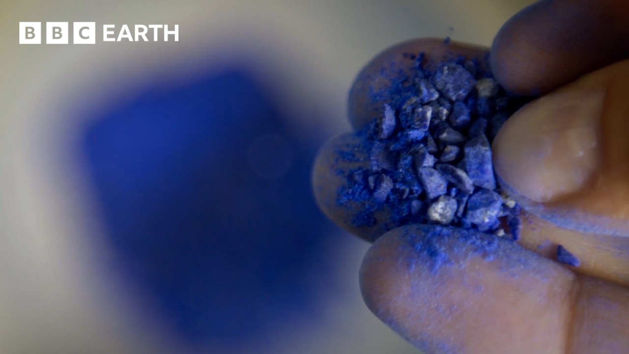 The Chemistry of Ultramarine Blue in Lapis Lazuli