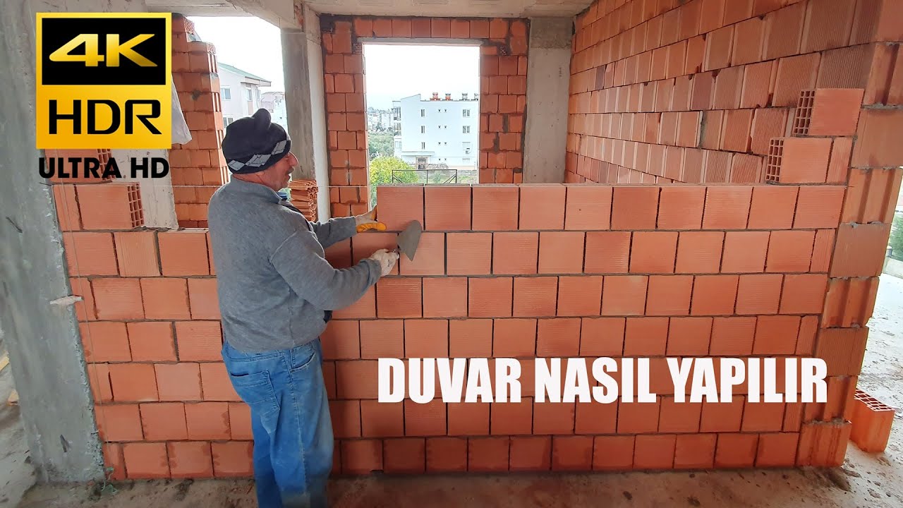 Duvar NASIL Yapılır !!  TUĞLA DUVAR  Alparslan USTA vs Arslan USTA = inşaat işleri