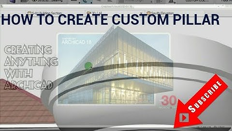 Archicad CUSTOM COLUMN tutorial
