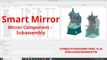 Creo Parametric 4.0 Enhancements - Smart Mirror (Part 2 - Subassembly)