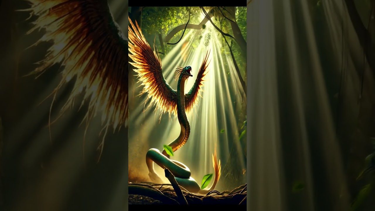 Epic Serpent to Eagle Hybrid Transformation | Mythical Creature Morph | Stunning Jungle Fusion