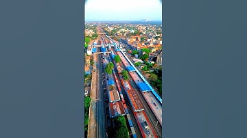 कोडरमा जंक्शन का हवाई दृश्य #koderma #travel #kodermatourism