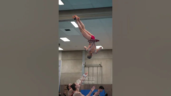 WOW..amazing salto  #akrobatik #acrobatics #sportakrobatik #circus #salto