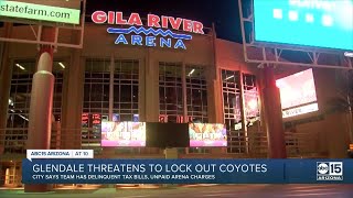 Feud between Glendale and the Coyotes continues as city threatens to lock team out of arena