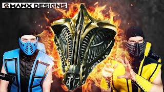 The Most Metal Scorpion Mask Ever Made? Mask By Mawxdesigns Review Mk11 Parody