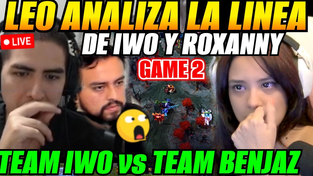 😲Leo analiza Replay de la linea de IWO Y ROXANNY contra BENJAZ! GAME 2😲