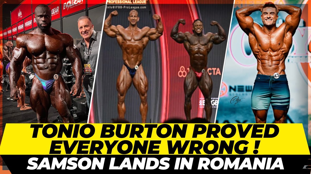 Can Tonio Burton be the next Dexter Jackson + Ryan Terry has no haters + Samson Dauda 2 days out