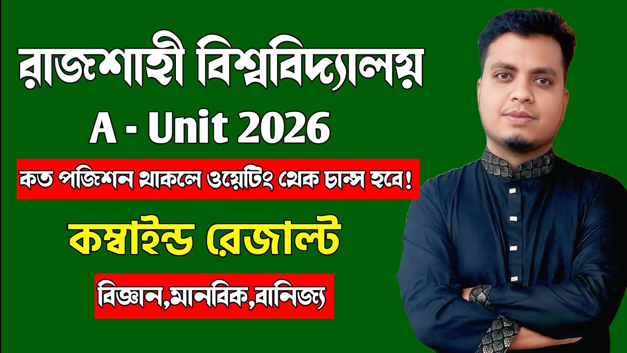 Ru A Unit Result 2026 | কত মেরিট পর্যন্ত চান্স হবে? বিস্তারিত বিশ্লেষণ