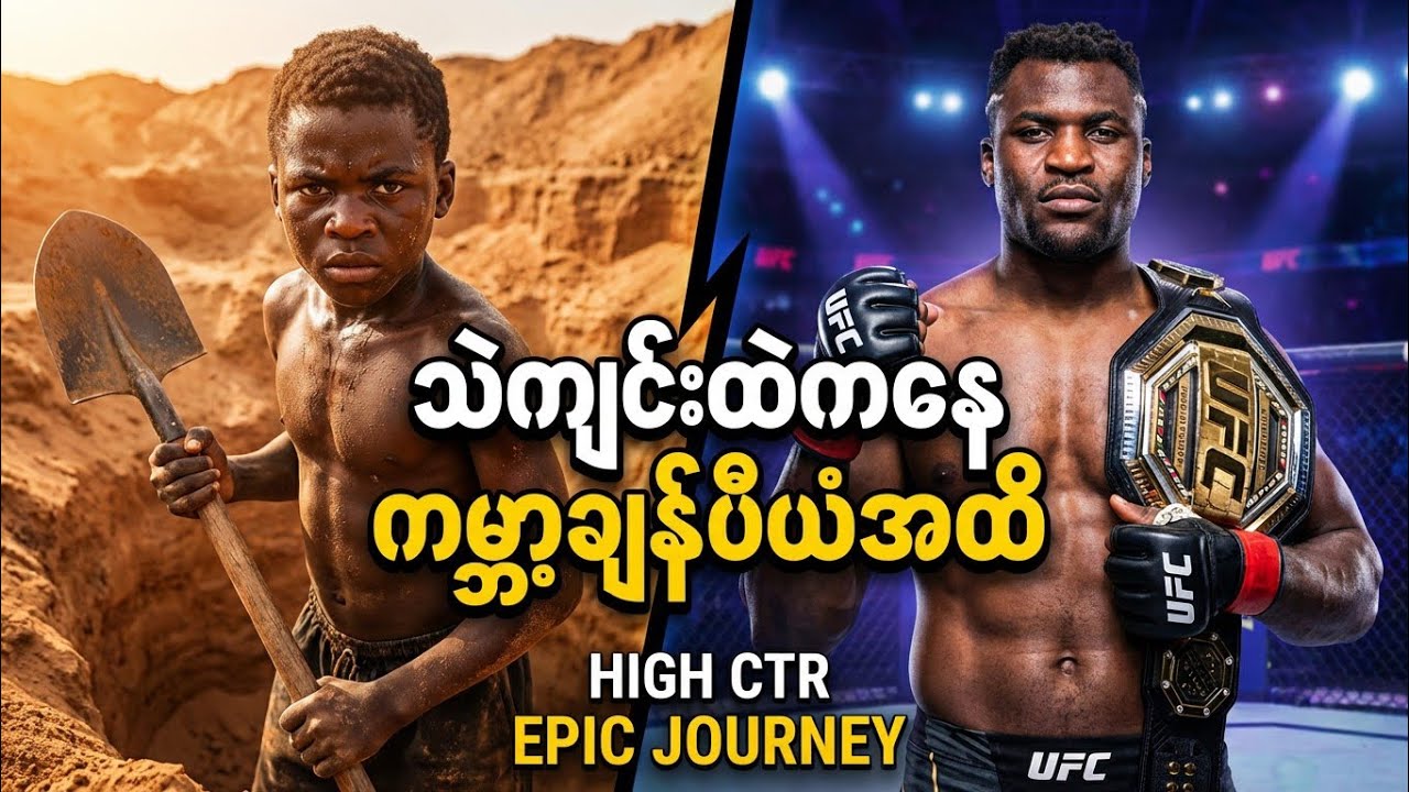 မဖြစ်နိုင်တာကို ဖြစ်အောင်လုပ်ခဲ့သူ – Francis Ngannou ရဲ့ မယုံနိုင်စရာဘဝ