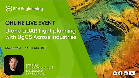 Live Webinar | Drone LiDAR flight planning with UgCS Across Industries