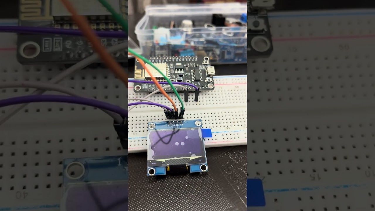 How to connect oled display to esp  . To display text on oled via esp 8266 