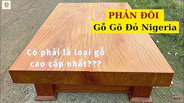 Phản đôi Gỗ Gõ Đỏ Nigeria cao cấp | Kinh nghiệm chọn phản gỗ nguyên khối đúng cách nhất