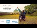 Jardín de las Fores de Kromeriz en Chequia con silla de ruedas