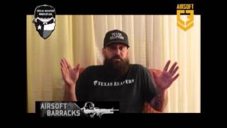Lil Reapers One Min Review: Airsoft Barracks , Taylor Field game play!
