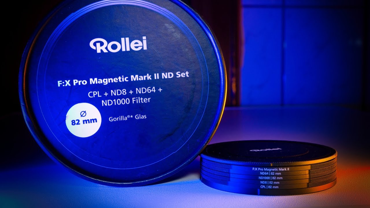Kit Filtres Magnétiques Rollei F:X Pro Mark II 67 Mm - ND8, ND64, ND1000, CPL + Anneau Base - Pour Photos Et Vidéos