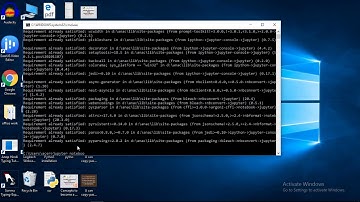 install jupyter notebook using pip command if you have installed only python  in your system||