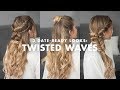 Easy Romantic Half Updo - 3 Dates &amp; 3 Looks