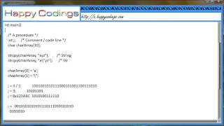 Comments in C C Code Example