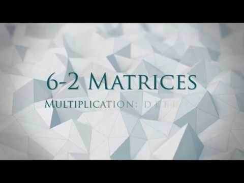 6.2 Matrix multiplication: