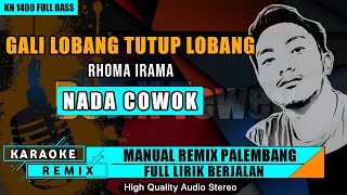 GALI LOBANG TUTUP LOBANG - RHOMA IRAMA || KARAOKE REMIX PALEMBANG