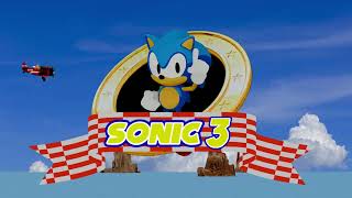 Sonic 3 Title Screen...In 3D