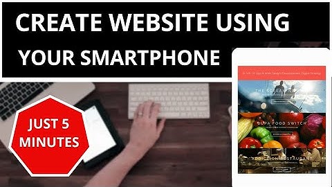 How to Create Website using your smartphone || Just 5 minutes
